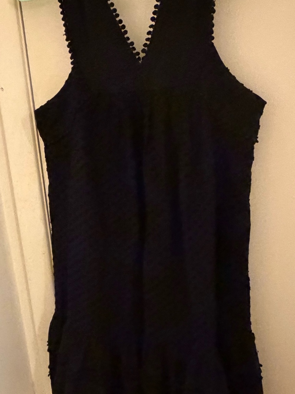 H&M EMBROIDERED COTTON DRESS